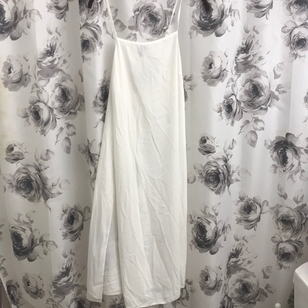 Long top with slots up the side